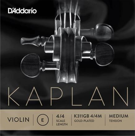 DAddario Kaplan E - pozlacen